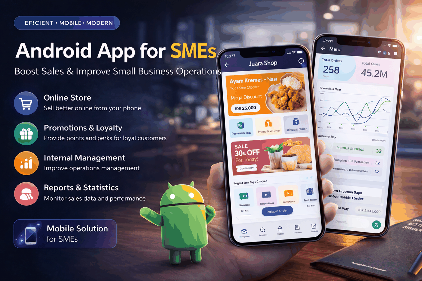 Android app for SMEs