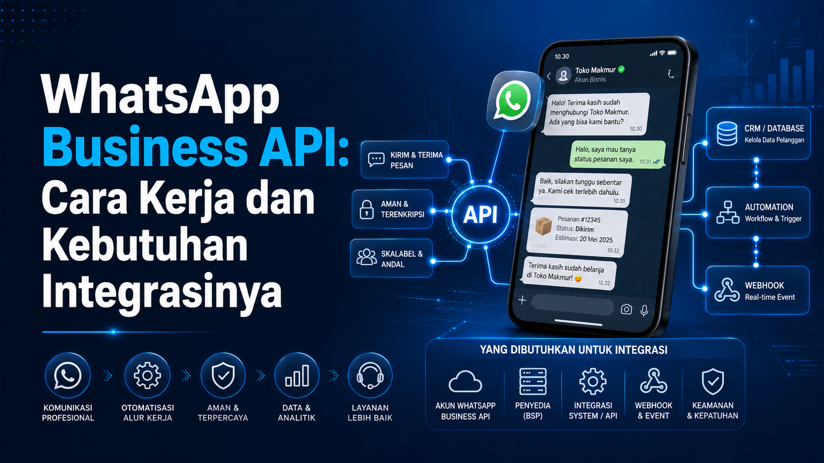 Cara kerja WhatsApp Business API
