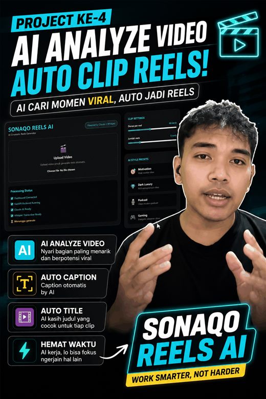 Preview SONAQO Reels AI Content Workflow